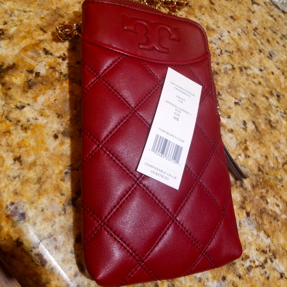 TORYBURCH SAVANNAH PHONE CROSSBODY